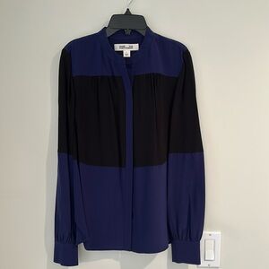 NEW IN BAG Diane Von Furstenberg Blouse Style Name DVF Dillon TWO # 10017MFO